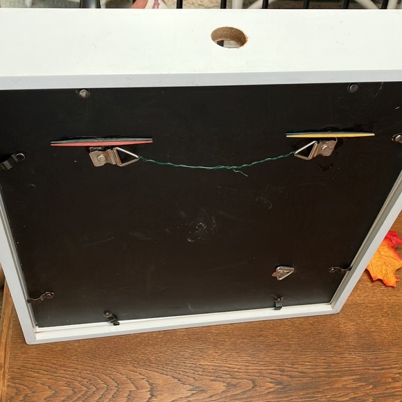 Shadow box—Wine cork collector, 13”x13”-wall hang or stand on your bar. - Picture 4 of 5